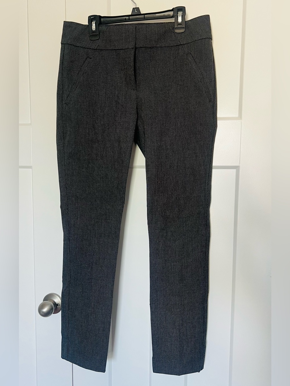 LOFT women’s Dark Charcoal Slim Dress Pants